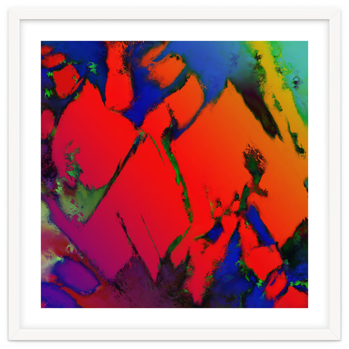 Colliding Panels Red