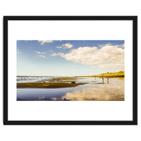 Beach in New Plymouth, New Zealand