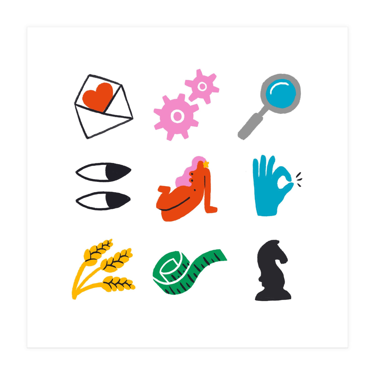 Virgo Emoji (Print Only)