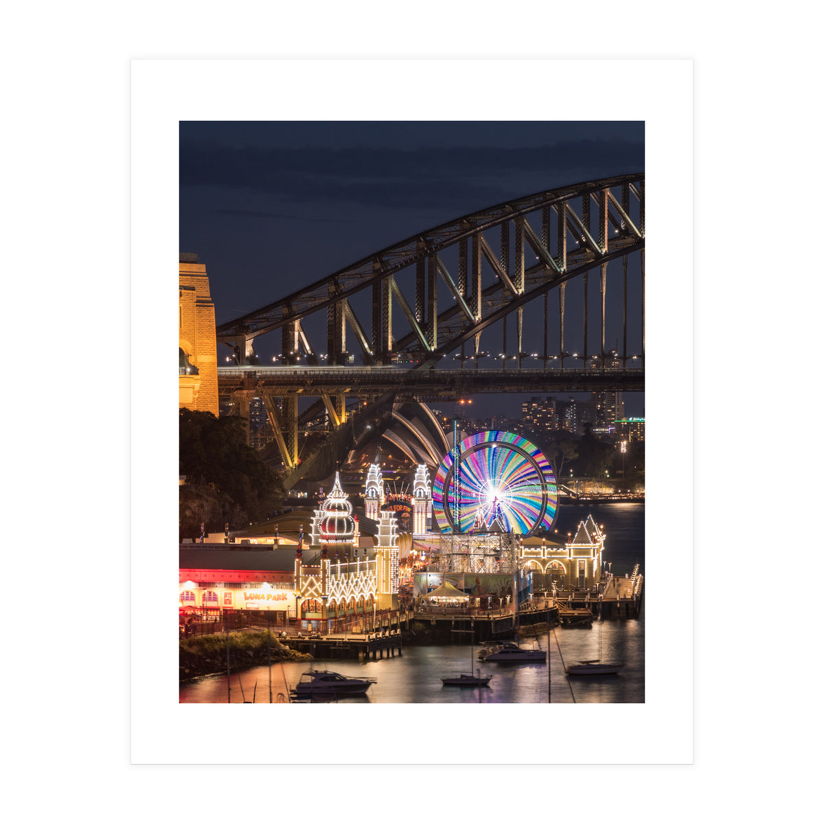 The BIG 3, Sydney Opera House, Harbour Bridge and Luna Park (Print Only)