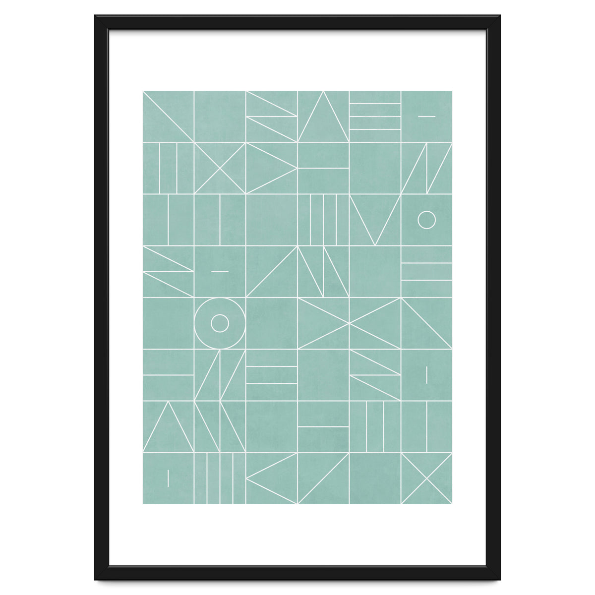 My Favorite Geometric Patterns No.7 - Light Blue
