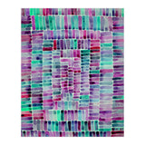 Abstract rectangle pattern in magenta and teal (Print Only) thumbnail