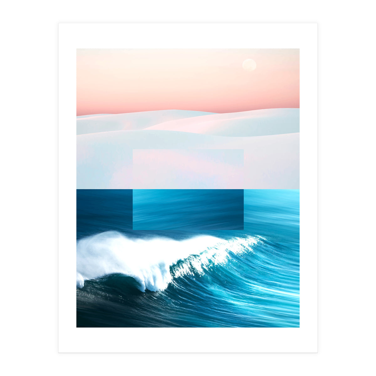 Ocean & Moon (Print Only)