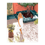 Soaking up the Sun | Bohemian woman Palace Architecture | Buildings Travel Fashion Urban Jungle (Print Only) thumbnail