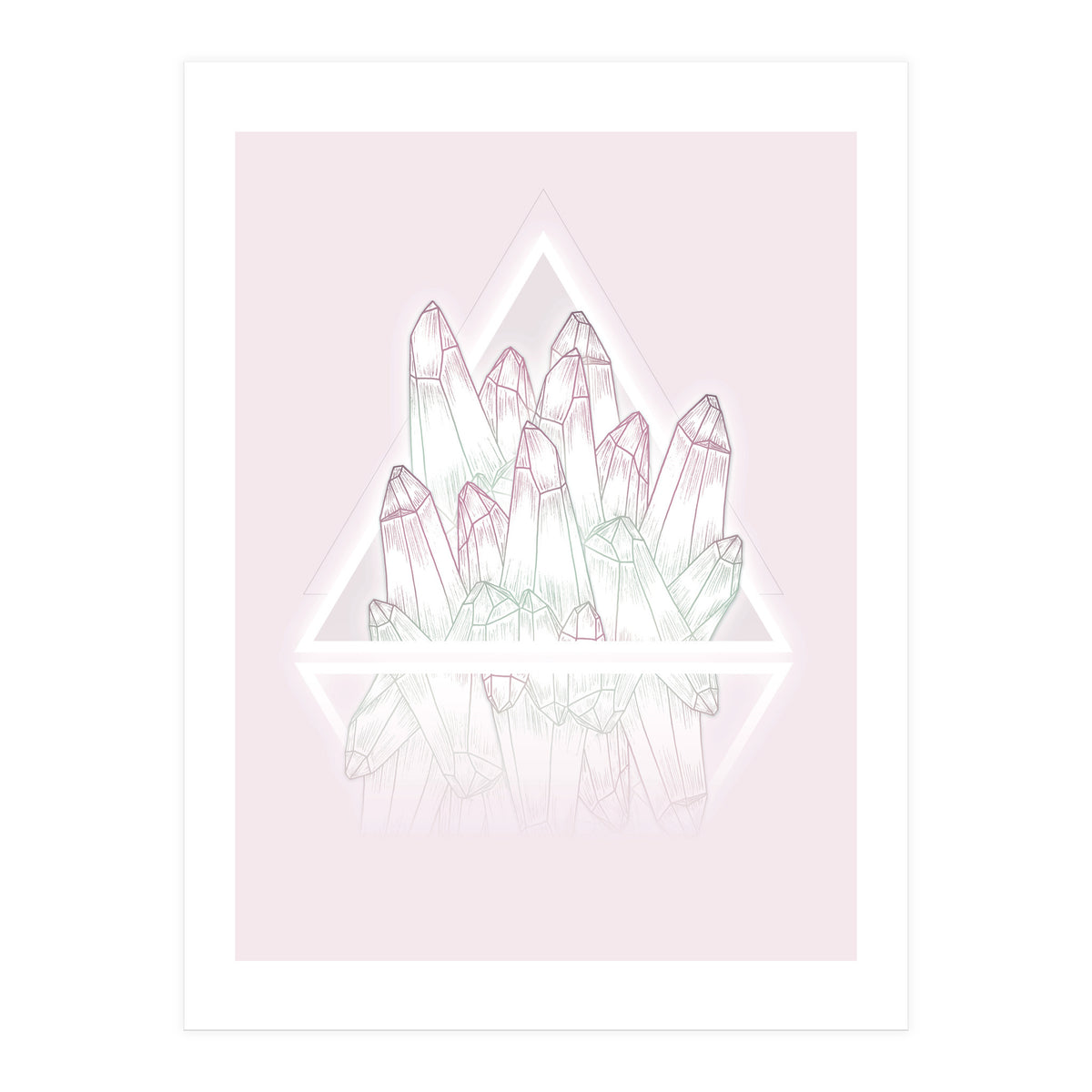 Crystals Pink (Print Only)