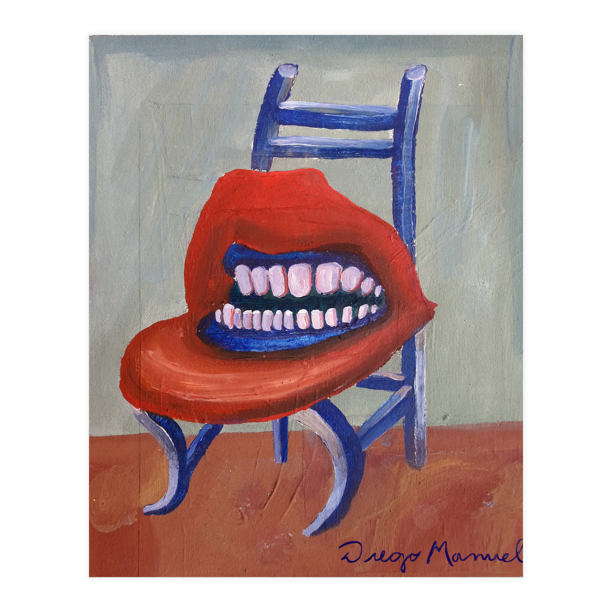 Mouth chair (Print Only)