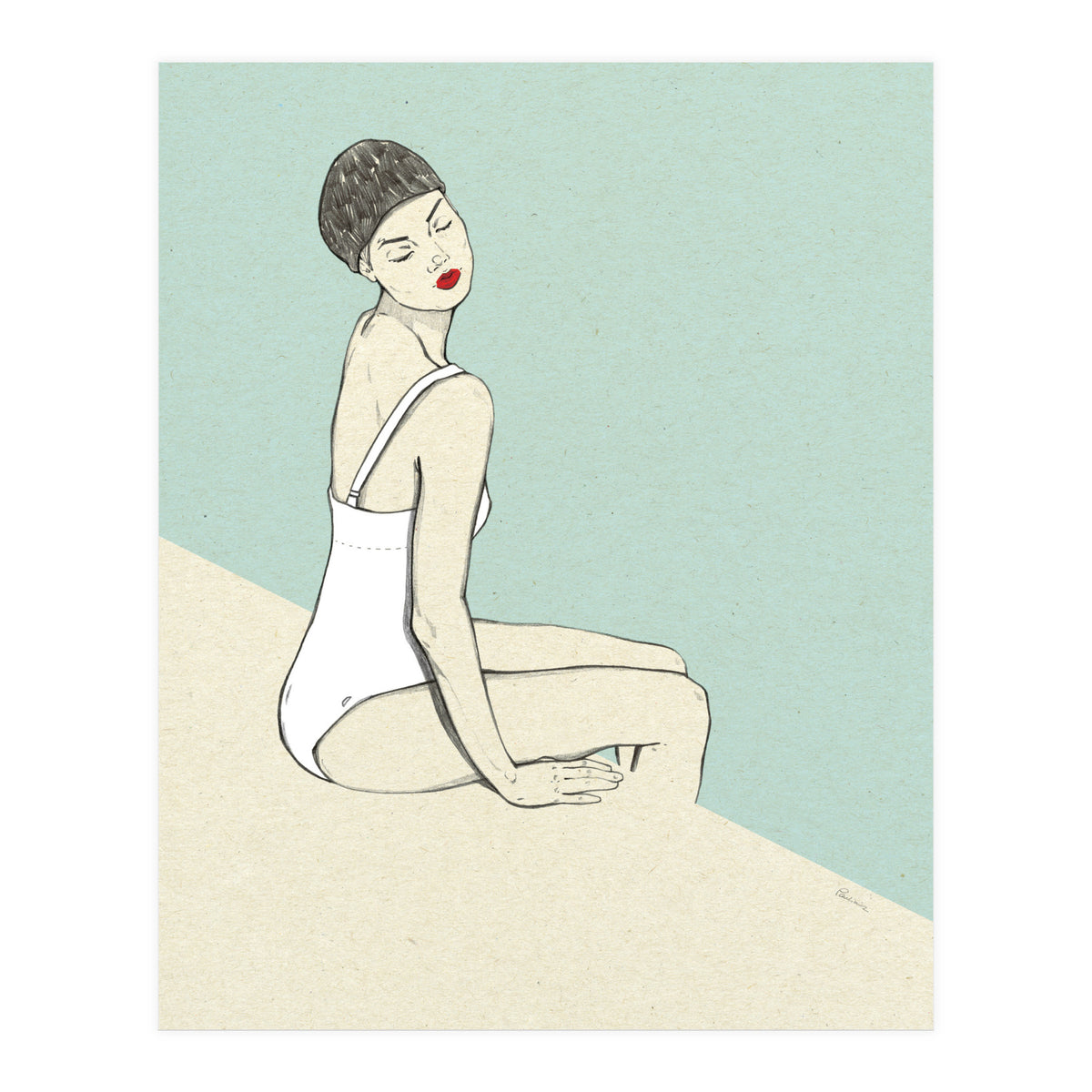 Plywaczka100x70 (Print Only)