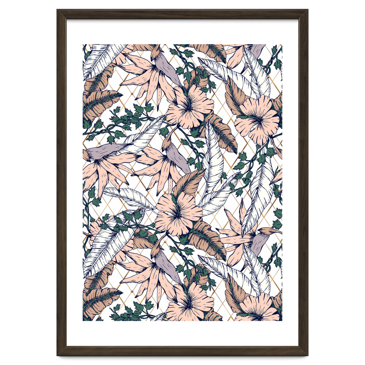 Exotic flowering and pattern geometric