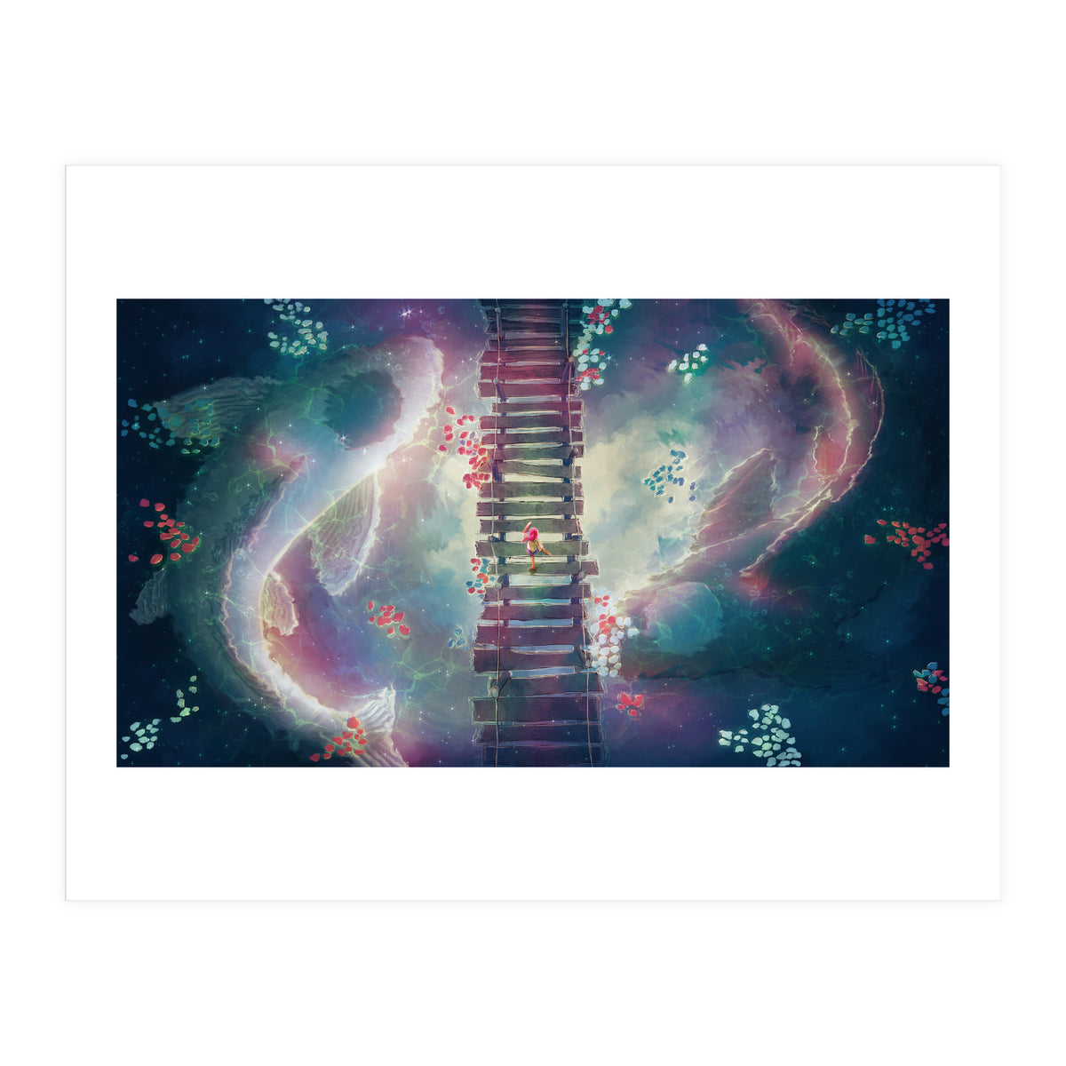 Walking Through Sun, Moon, and Stars (Print Only)