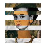 Frida Kahlo's Self Portrait with Monkey & Audrey Hepburn (Print Only) thumbnail