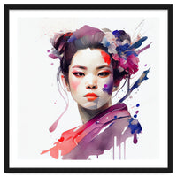 Watercolor Modern Geisha #5