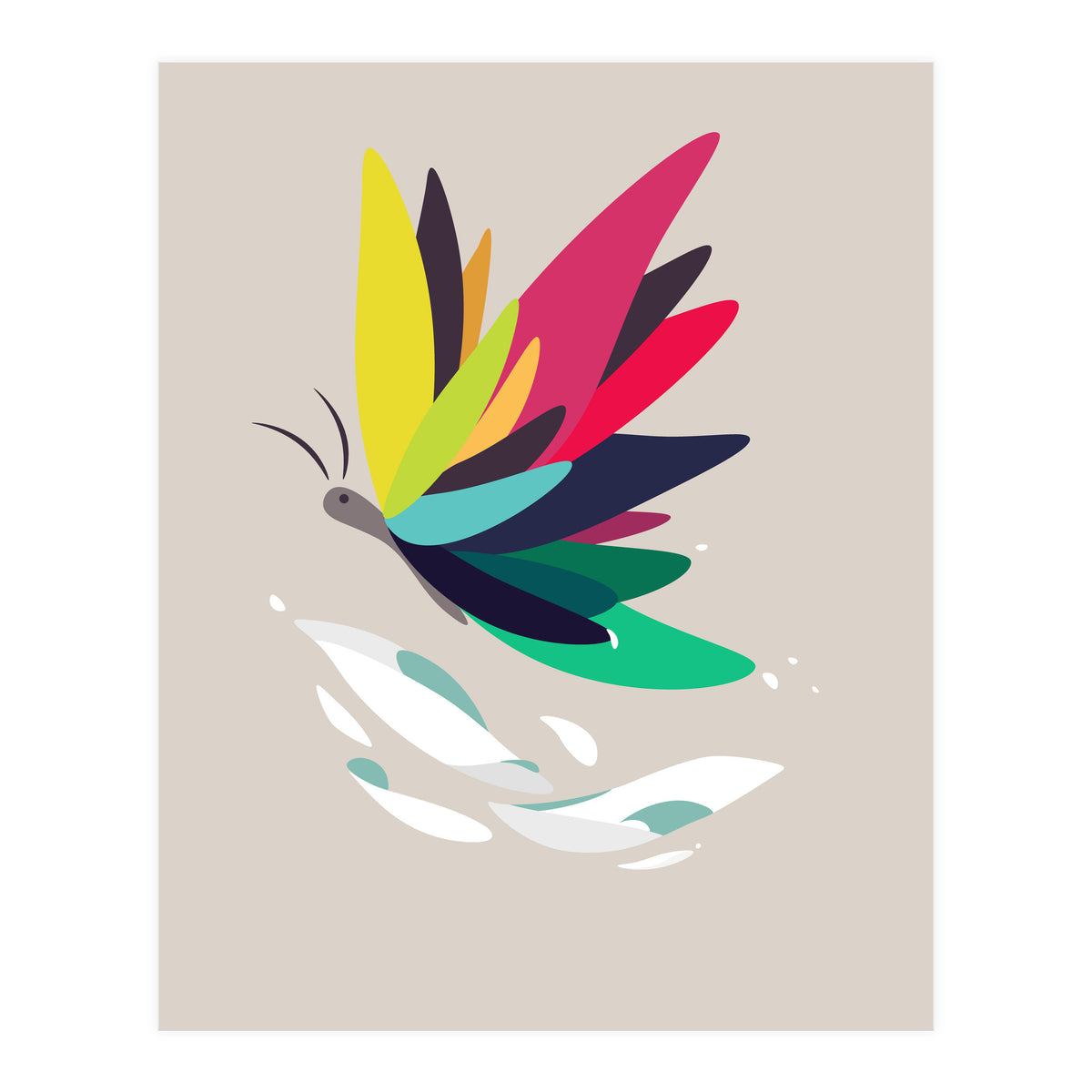 Precious secret of the butterfly (Print Only)