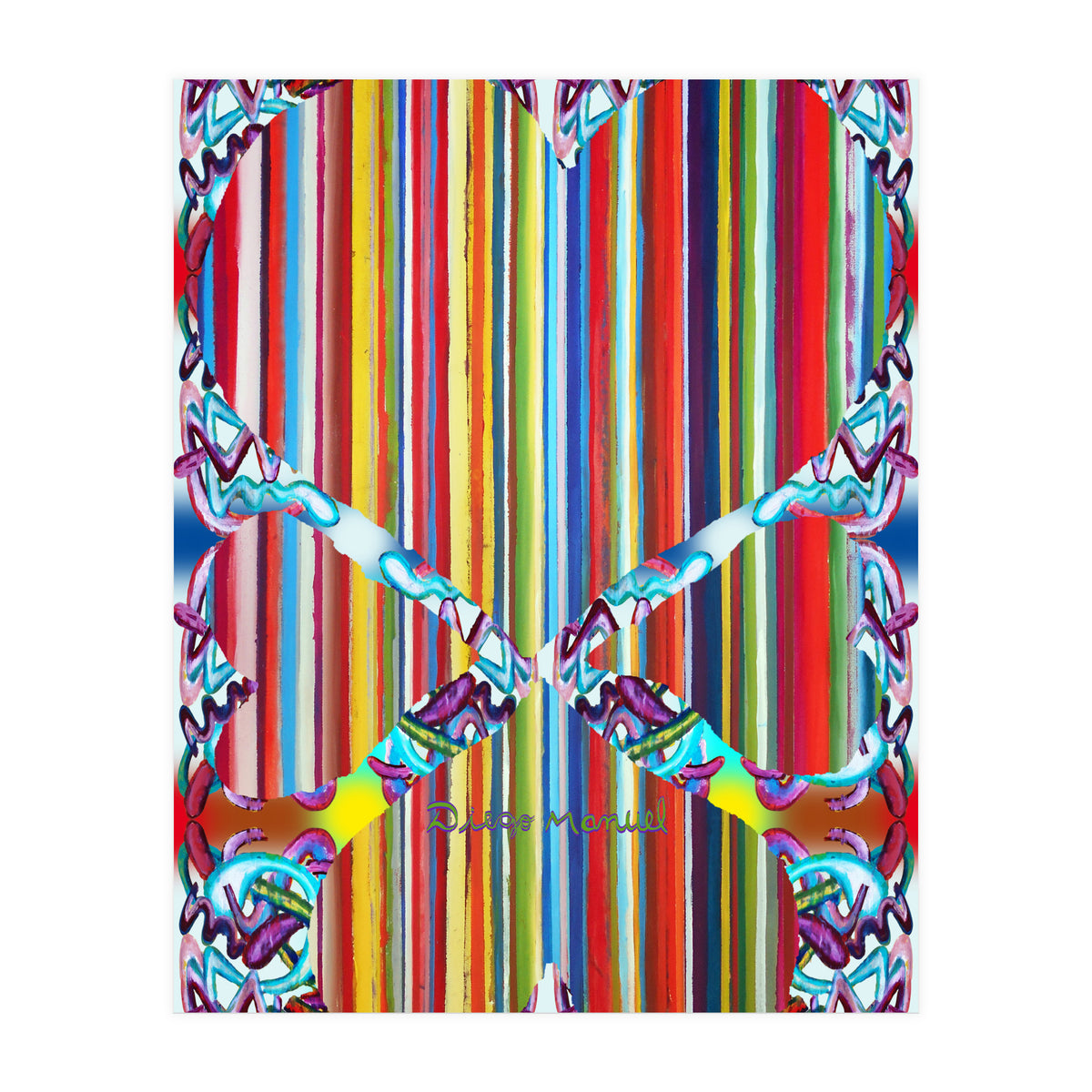 4 Corazones Tapiz 4 (Print Only)