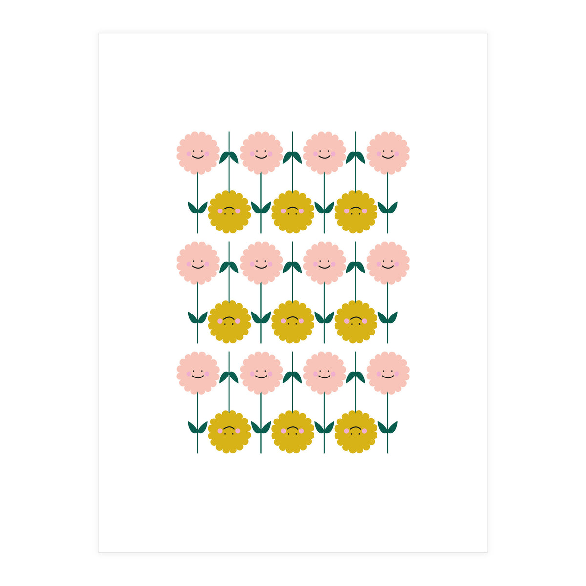 Smiling Flowers Rgb (Print Only)