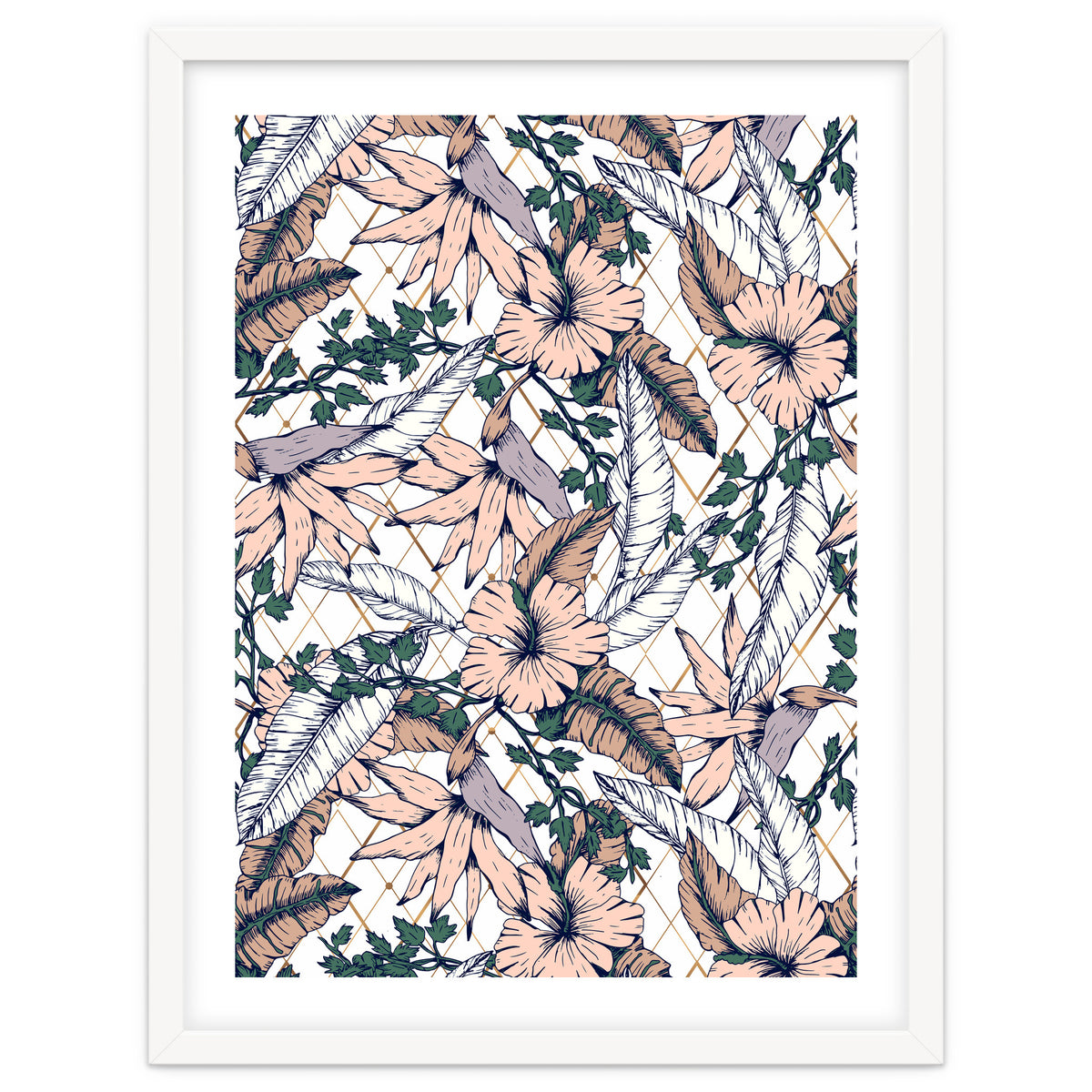 Exotic flowering and pattern geometric