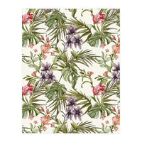 Watercolor tropical foliage (Print Only)
