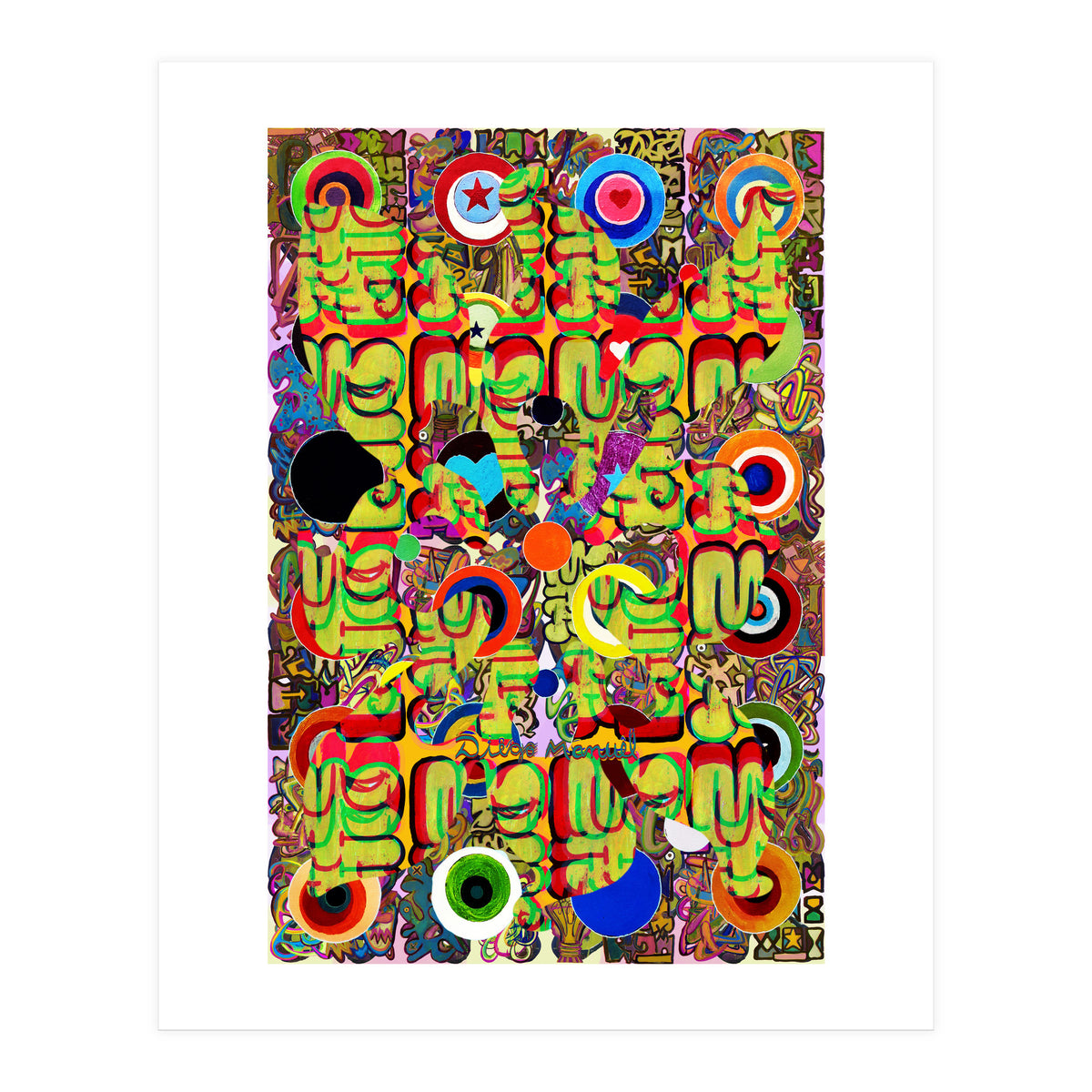 Fuego Y Graffiti 74 (Print Only)