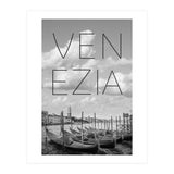 VENICE Grand Canal and St Mark's Campanile | Text & Skyline (Print Only) thumbnail