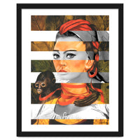 Frida Kahlo's Self Portrait with Monkey & Sophia Loren