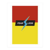 Modern Geometric Minimalist Typography Fear Less (Print Only) thumbnail