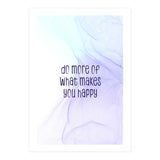 Do more of what makes you happy | floating colors (Print Only) thumbnail