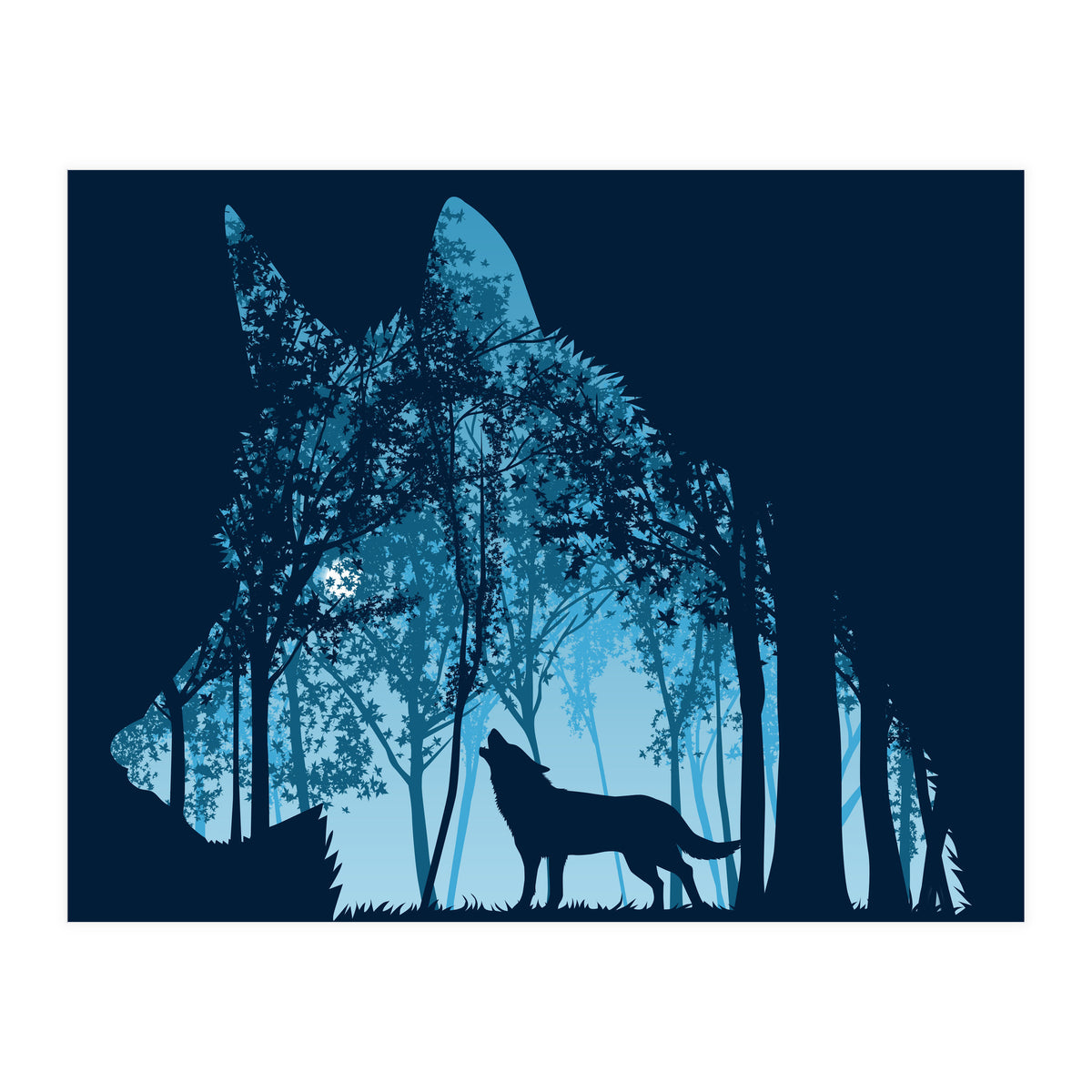 Wolf Forest (Print Only)