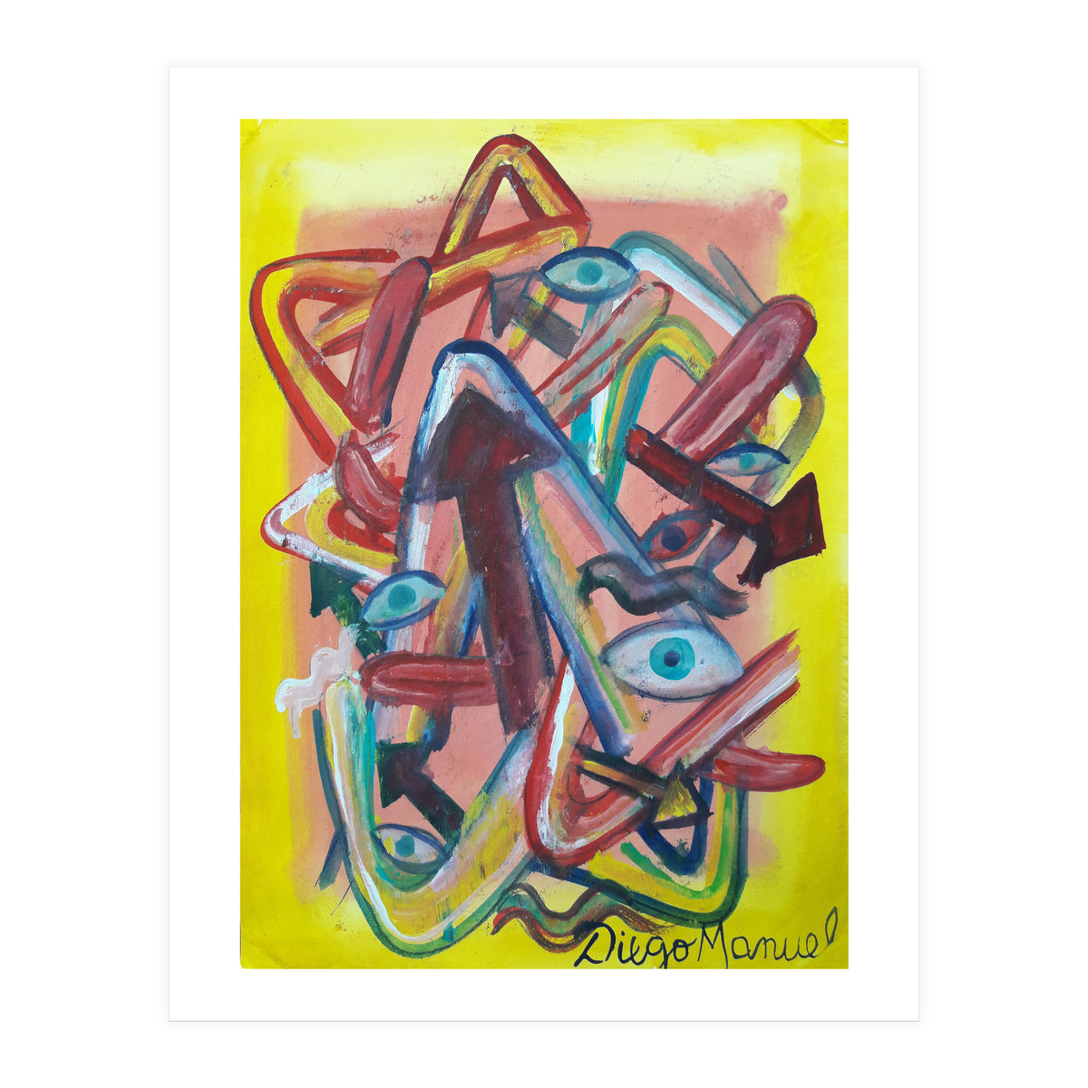 Formas Flechas Ojos Y Lenguas 3 (Print Only)