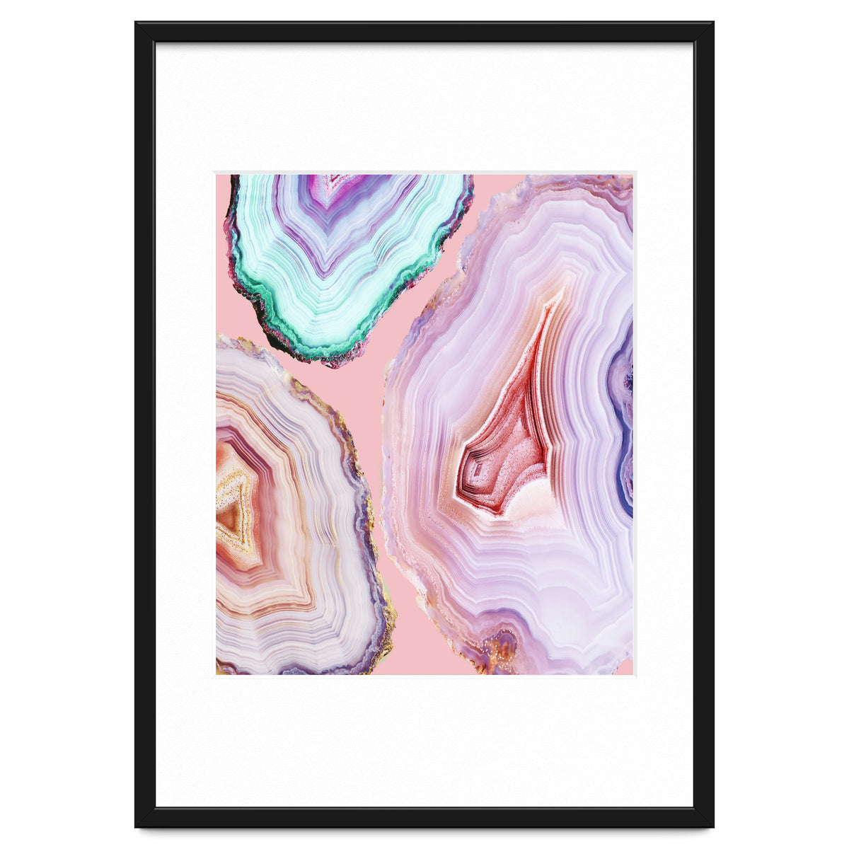 Mineral Agates #Glam collection