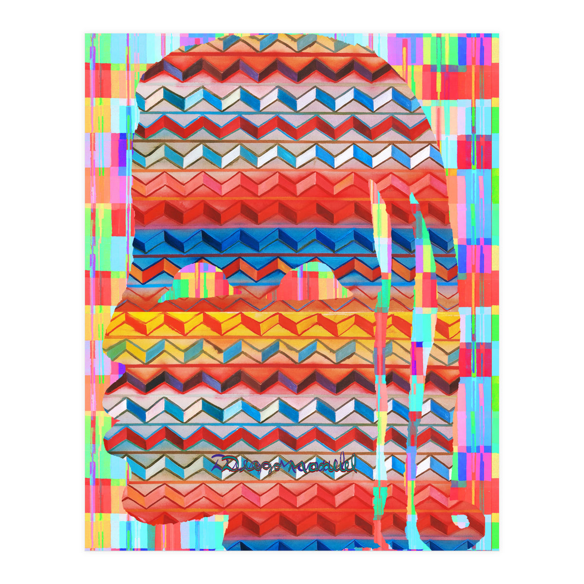 Abstracto Pop Nuevo B Nuevo 16 (Print Only)