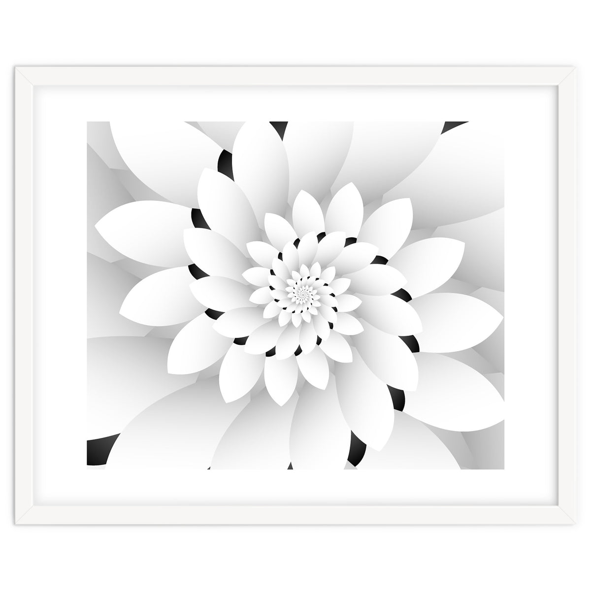 Monochrome Floral Design