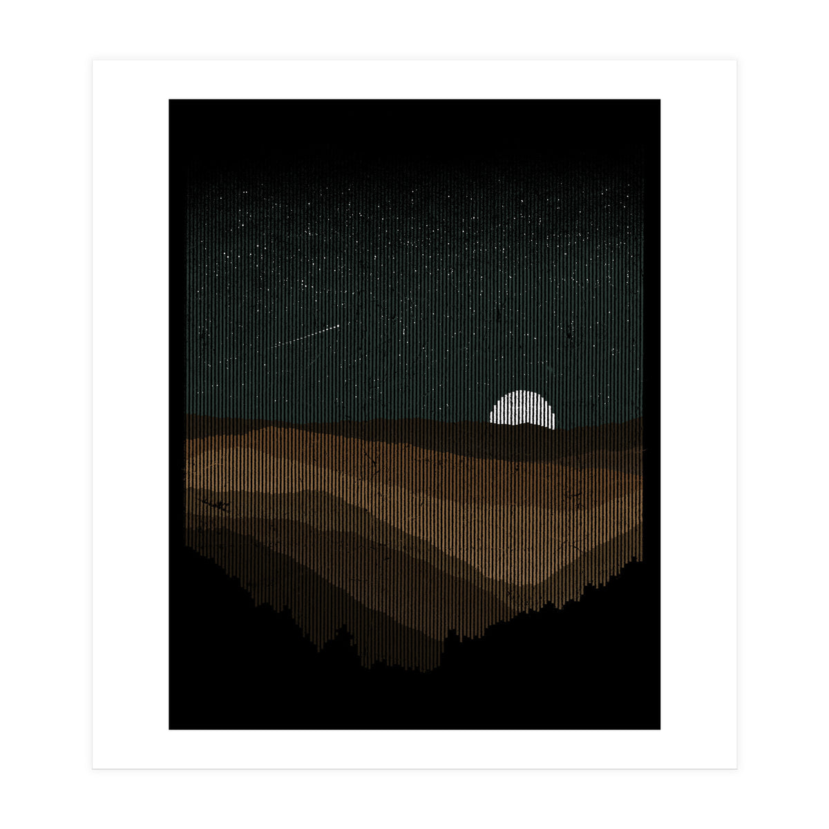 Moonrise (Sepia) (Print Only)