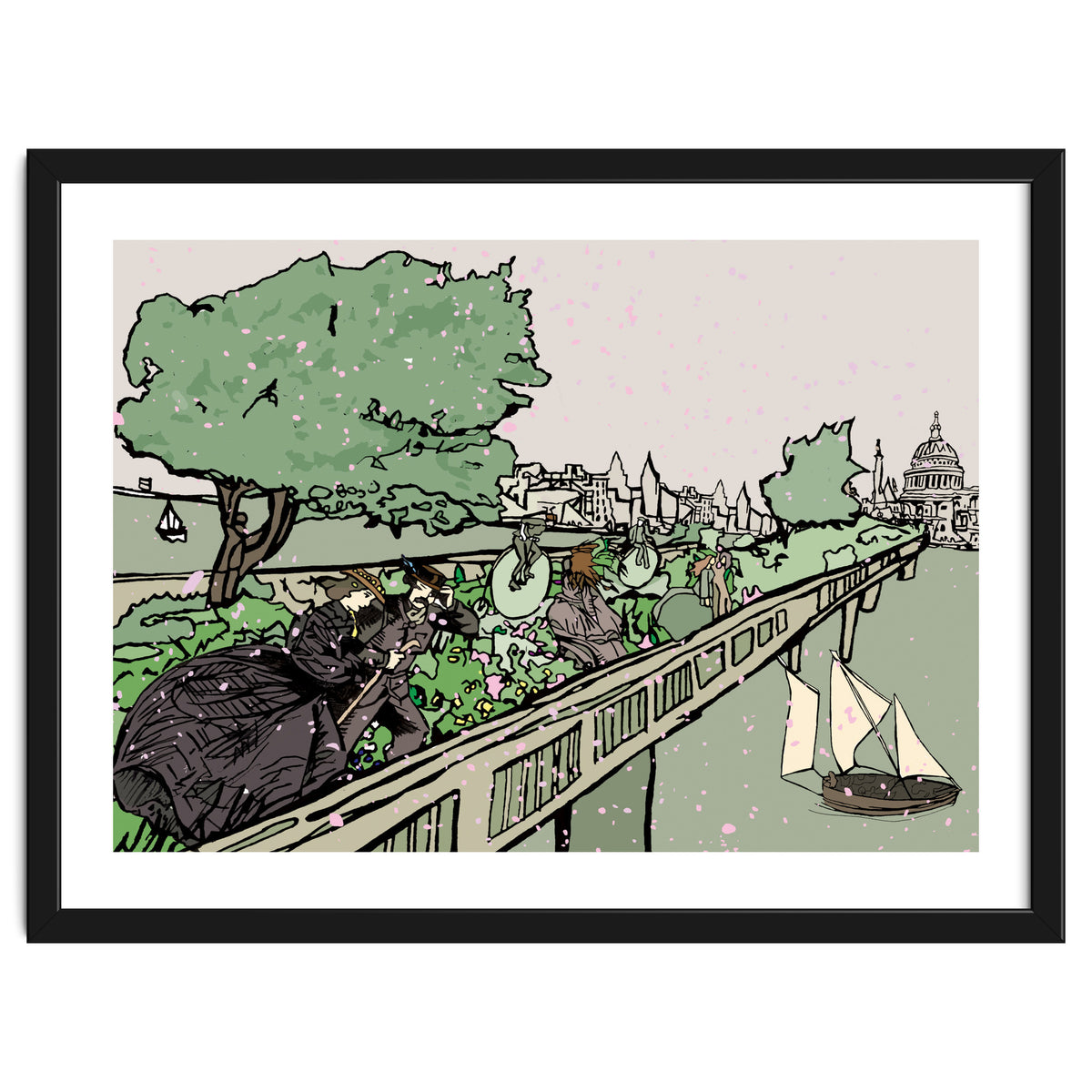 A Windy Day On The Garden Bridge