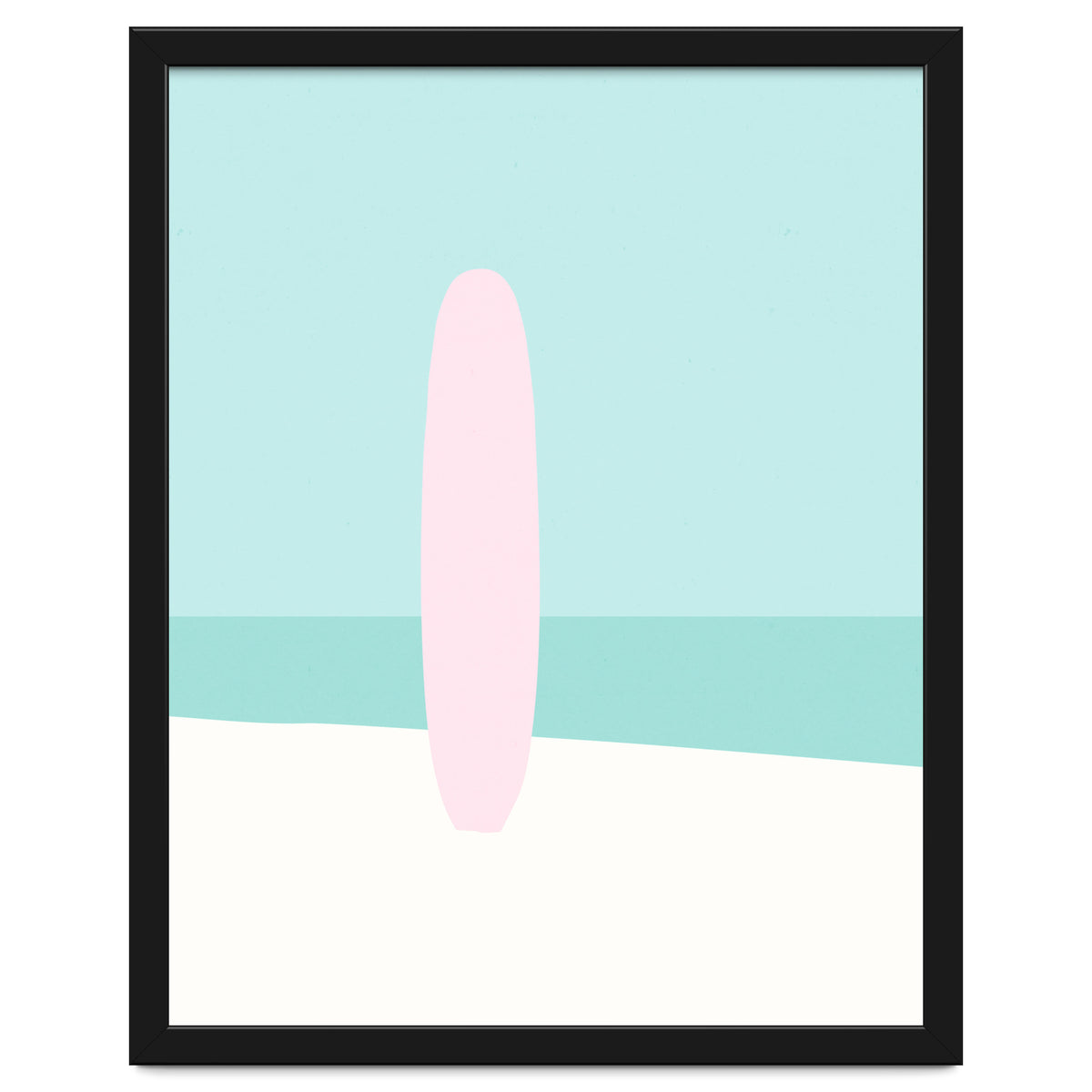 Minimal Surfboard - Turquoise Coast