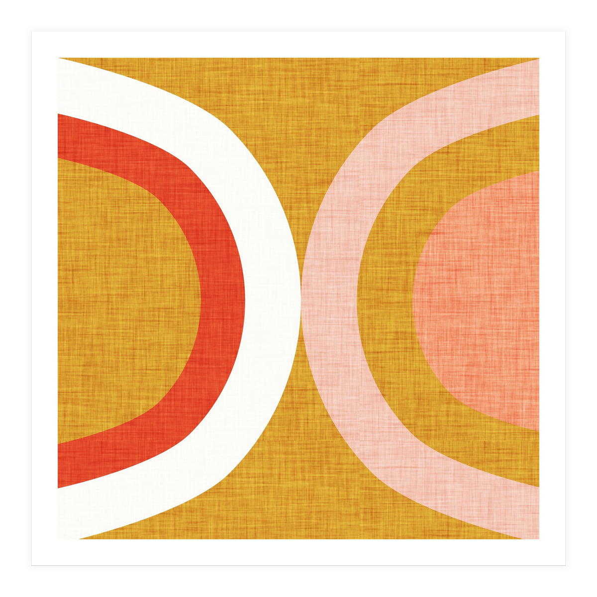 New Mid Mod Mustard  (Print Only)