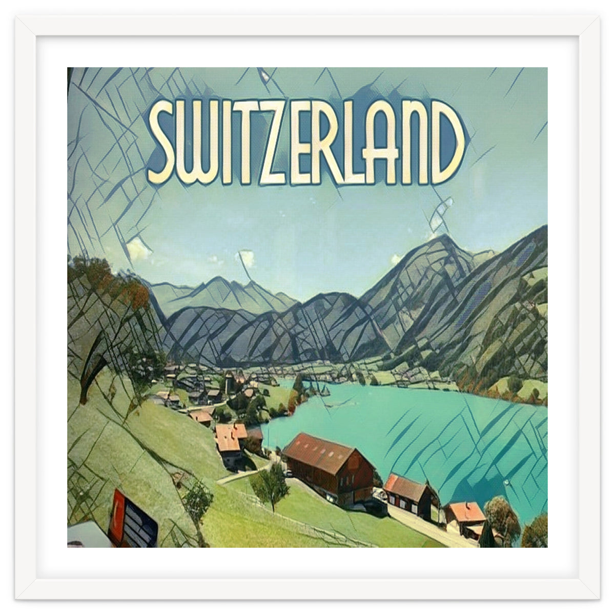 Lake Lungern, Switzerland.