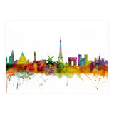 Paris France Skyline (Print Only) thumbnail