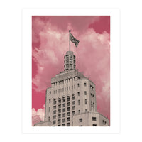 Pink Sky In São Paulo Banespa (Print Only)