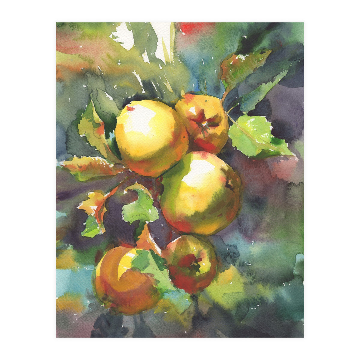 Apples on a branch (Print Only)