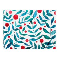 Watercolor Teal Branches (Print Only)