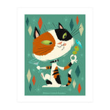 Cat A Tonic Calico (Print Only) thumbnail