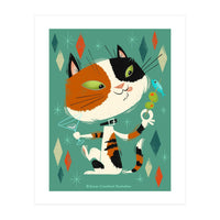 Cat A Tonic Calico (Print Only)