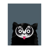Doozal Cat Kiss (Print Only) thumbnail