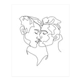 gay love line art (Print Only) thumbnail