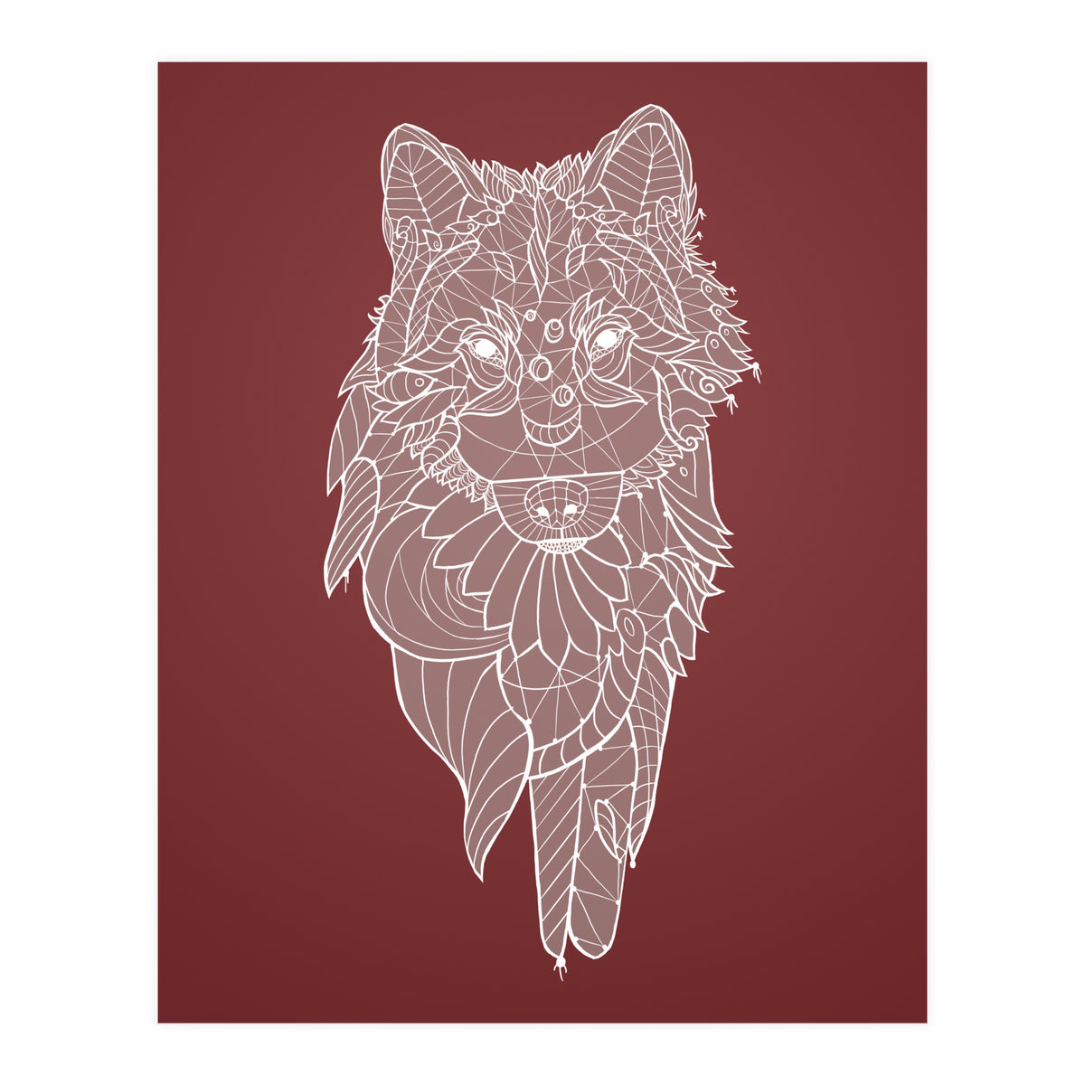 Lace Wolf (Print Only)