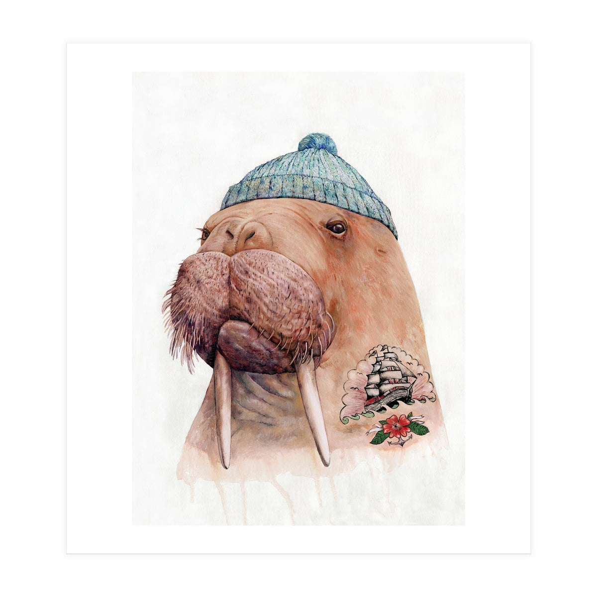 Tattooed Walrus (Print Only)