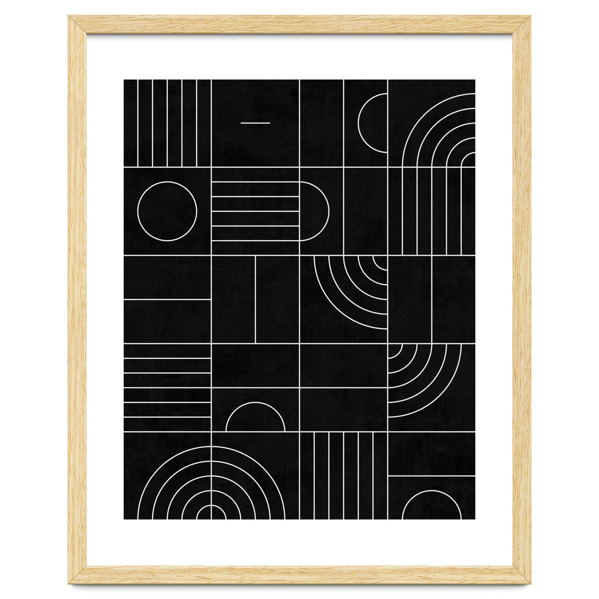 My Favorite Geometric Patterns No.27 - Black