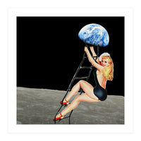 Hey Everbody Lets Go Back To Earth (Print Only)