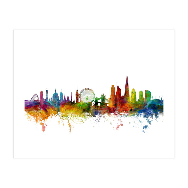 London England Skyline (Print Only)