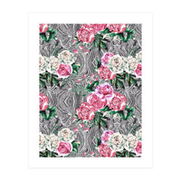 Flowery on linear mosaic (Print Only)