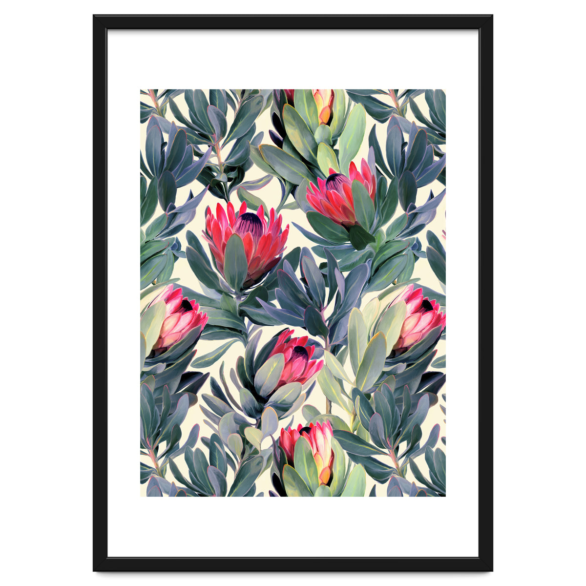 Painted Protea Pattern
